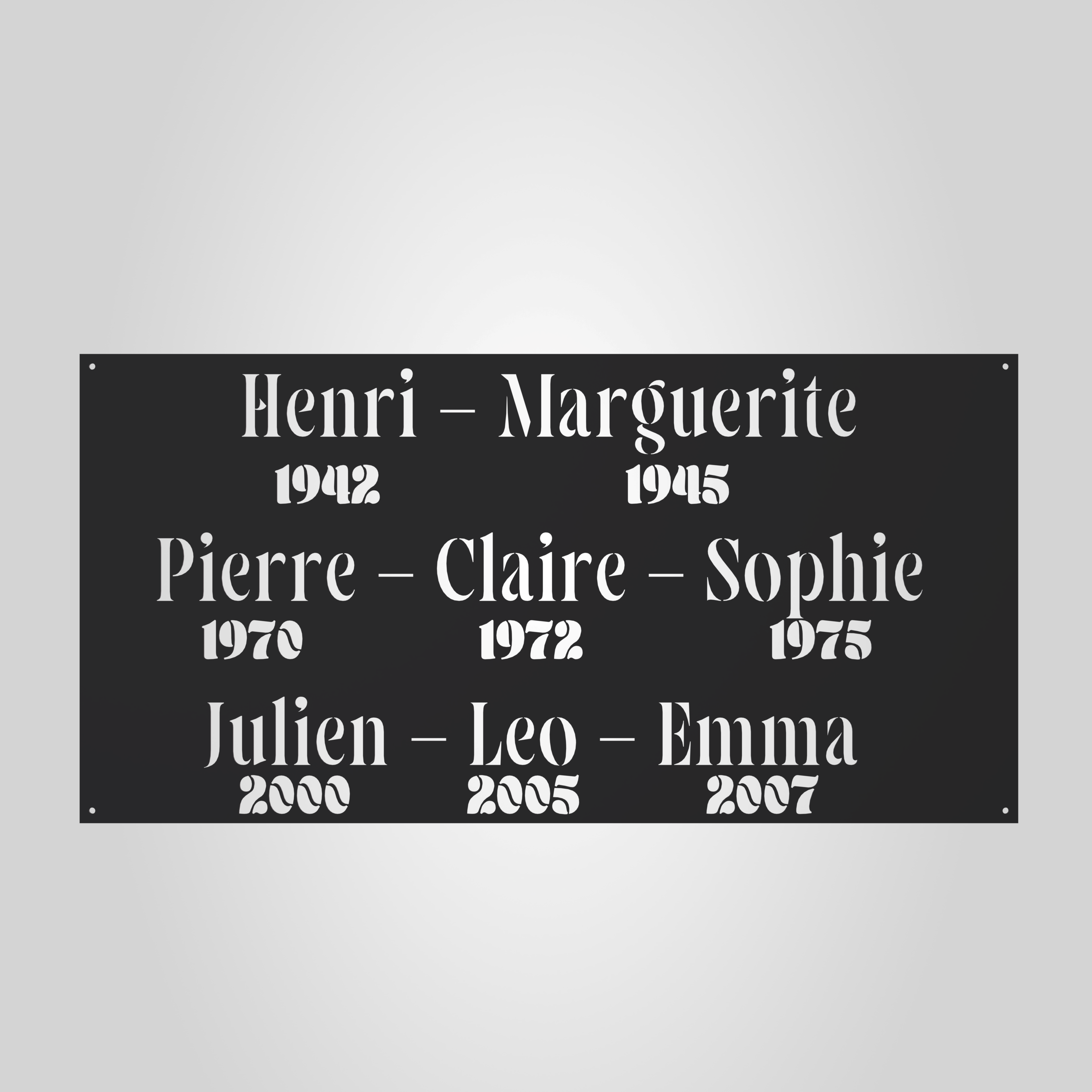 Le cadre Mosellan personnalisé